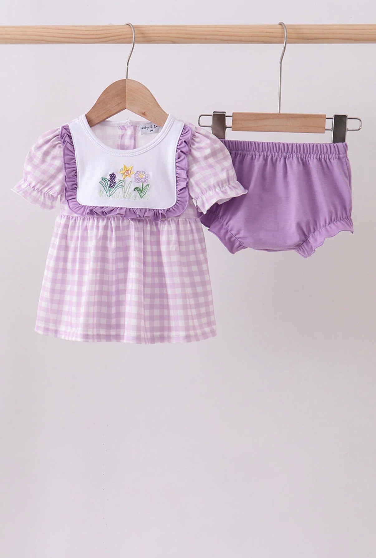 Lovely Lavender Bloomer Set