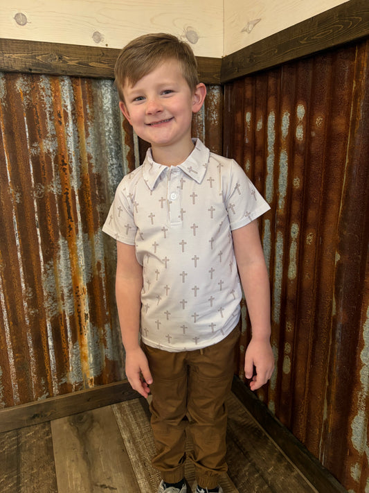 He is Risen Short Sleeve Polo