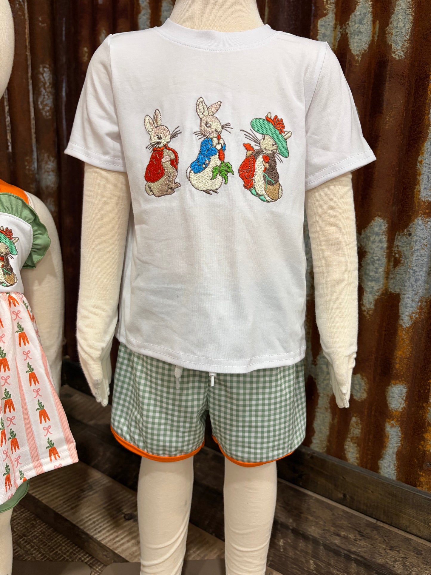 Peter Rabbit Embroidered Set