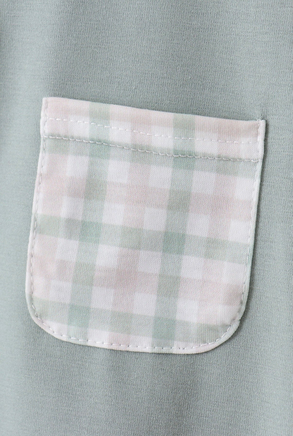 Sage Gingham Set