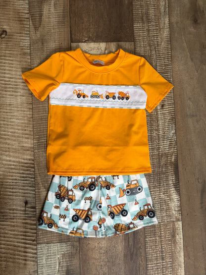 Construction Crew Embroidered Set