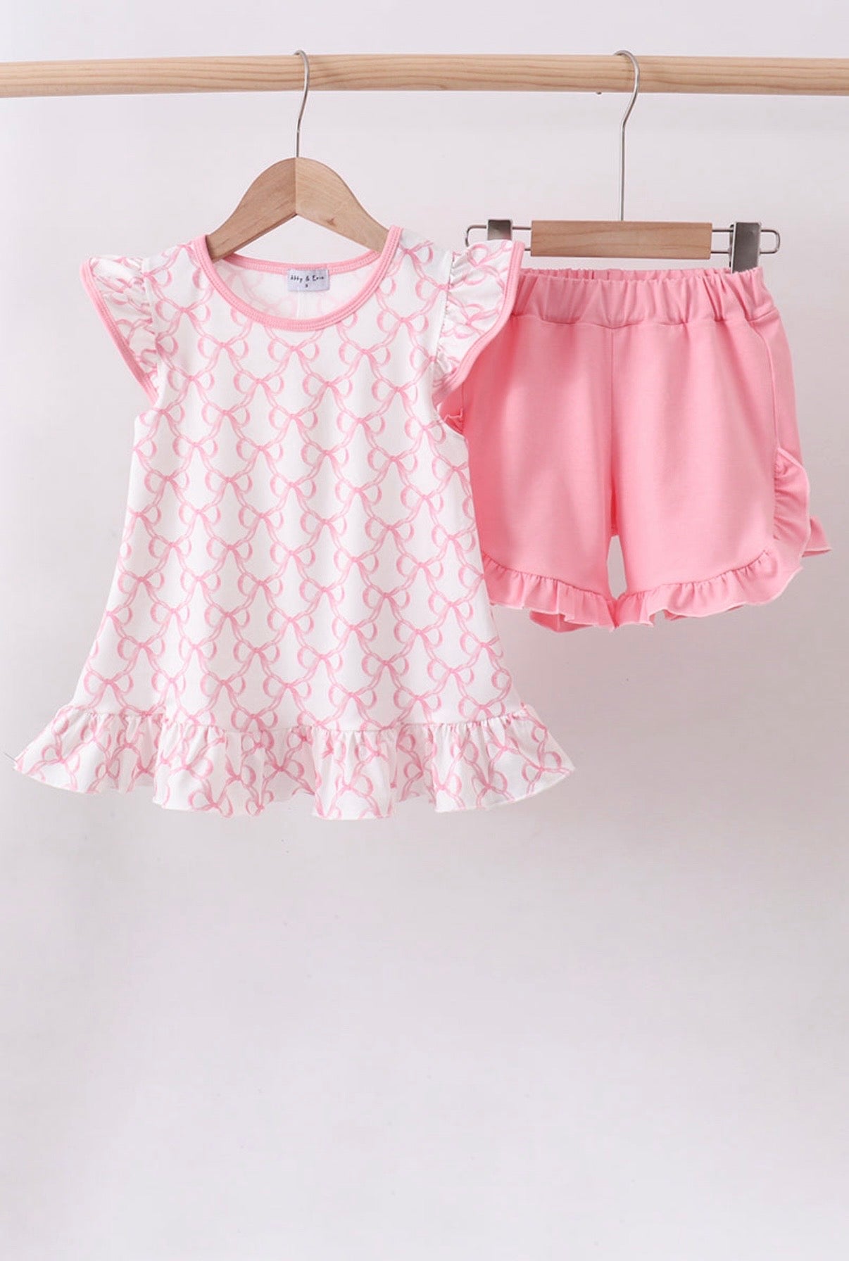 Pretty in Pink Shorts Set