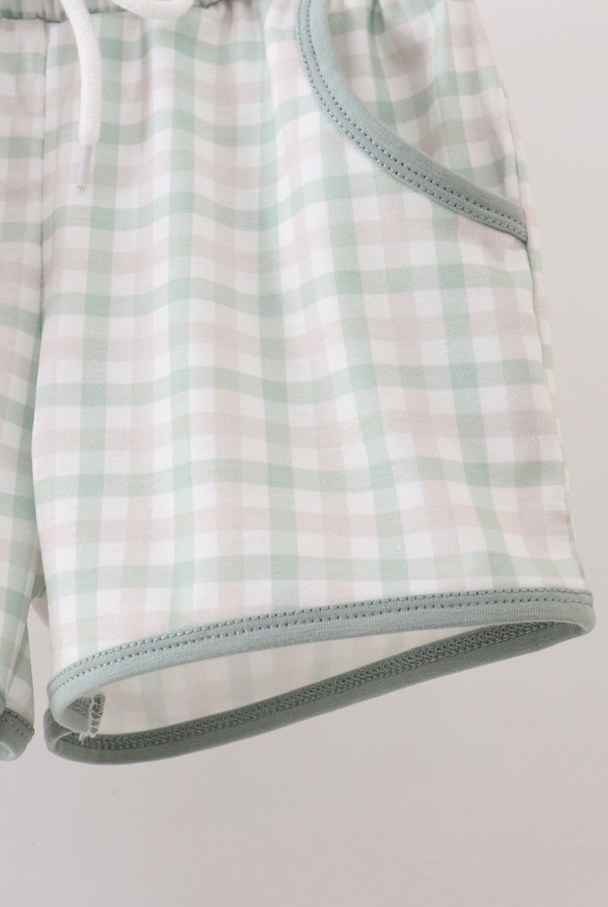 Sage Gingham Set
