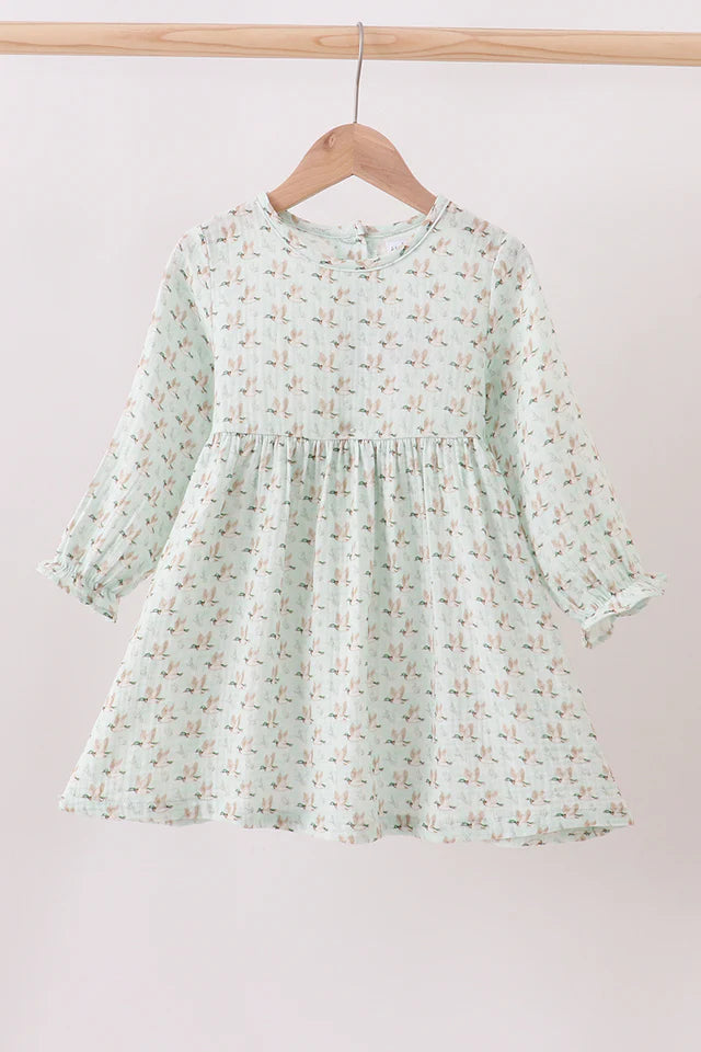 Mallard Muslin Twirl Dress