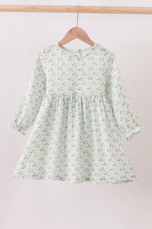 Mallard Muslin Twirl Dress