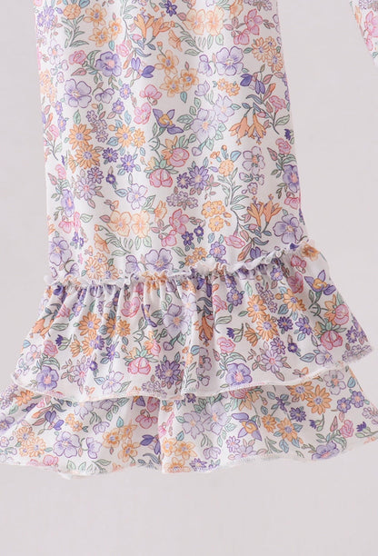 Violet Garden Smocked Romper