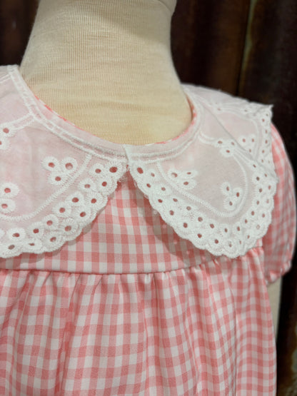 Pink Gingham Dress
