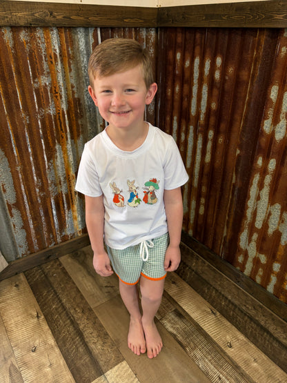 Peter Rabbit Embroidered Set