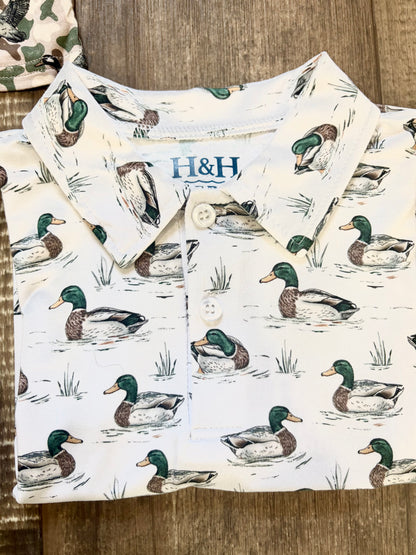 Greenhead Long Sleeve Polo