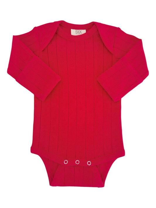 Christmas Red Long Sleeve Bodysuit