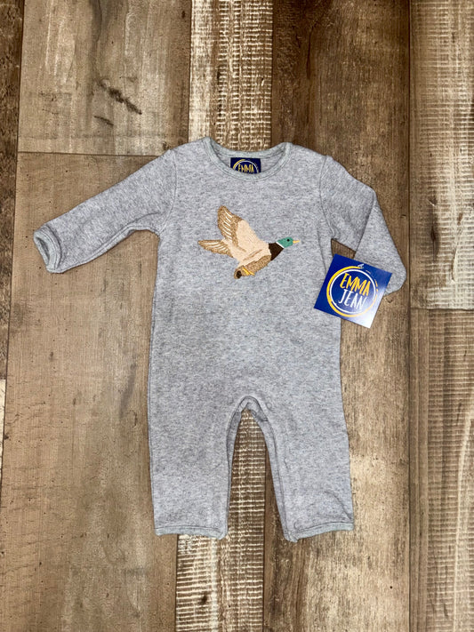 Mallard Gray Sweater Romper