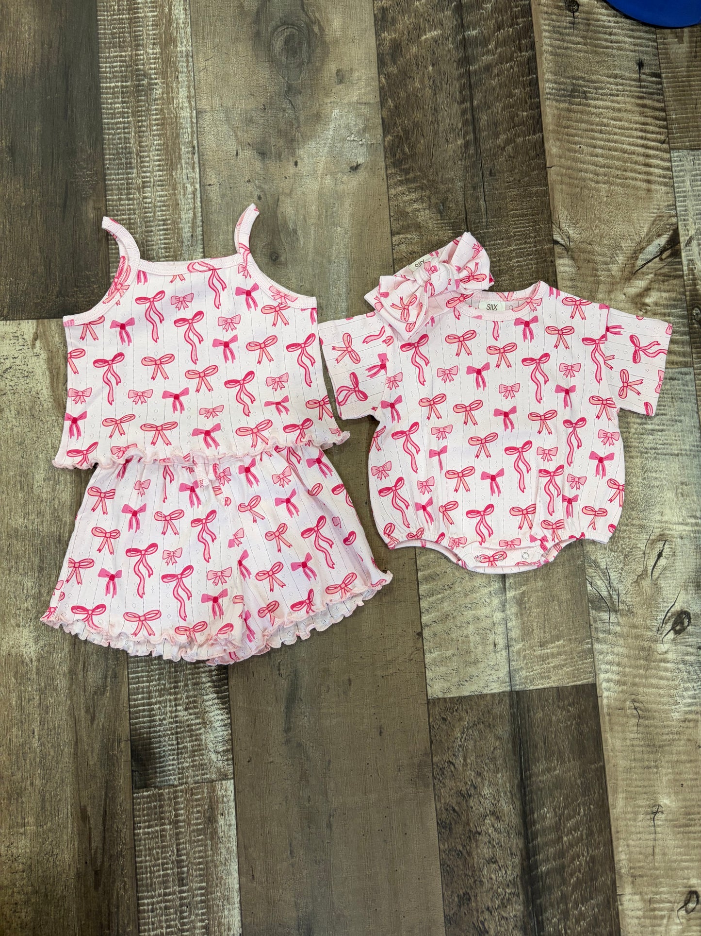Tickled Pink Headband Bow