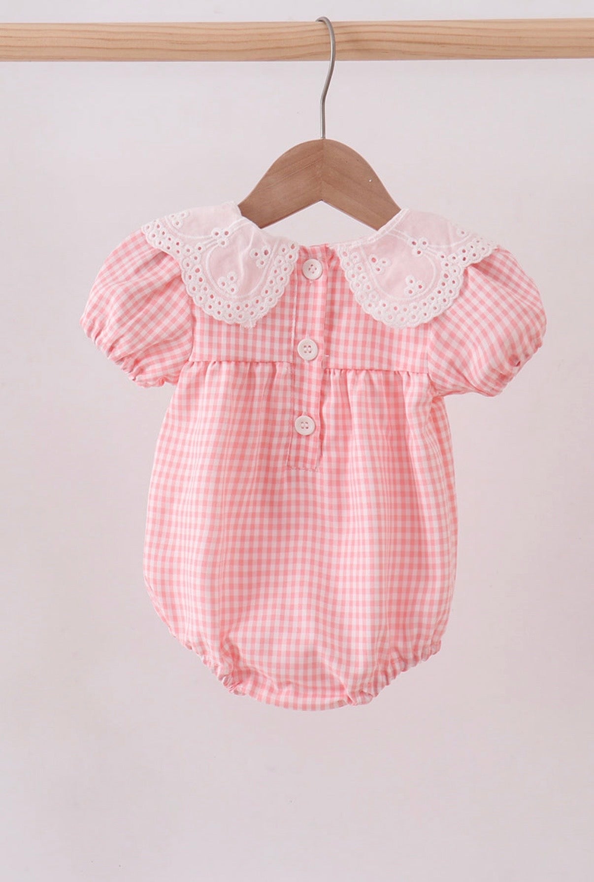 Pink Gingham Bubble