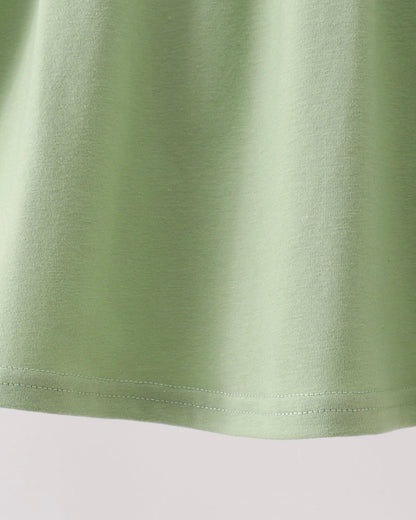 Sage Pumpkin Embroidered Dress