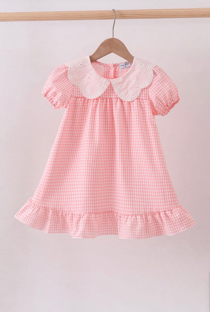 Pink Gingham Dress