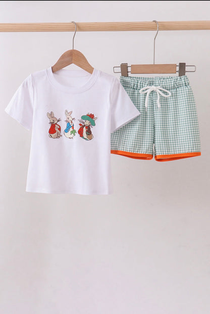 Peter Rabbit Embroidered Set