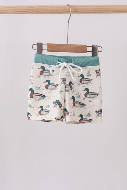 Quack Quack Swim Trunks
