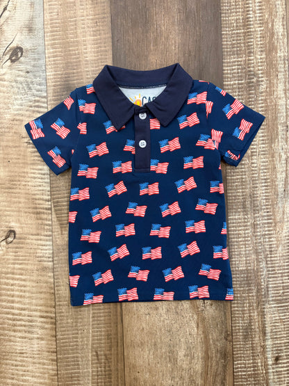 American Pride Short Sleeve Polo