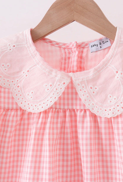 Pink Gingham Dress