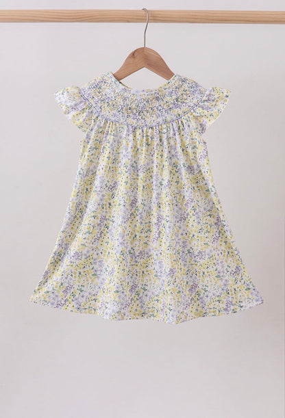 Good as Gold Smocked Dress
