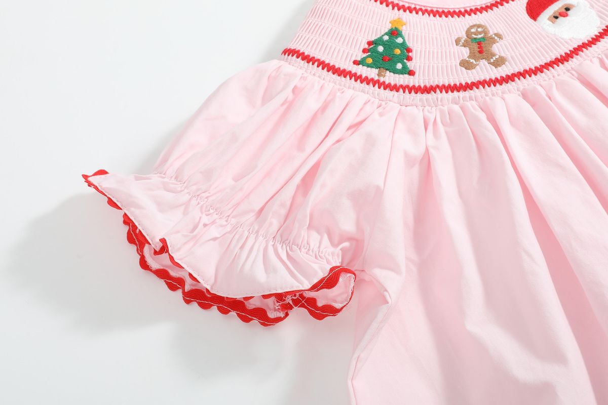 Precious Pink Christmas Dress
