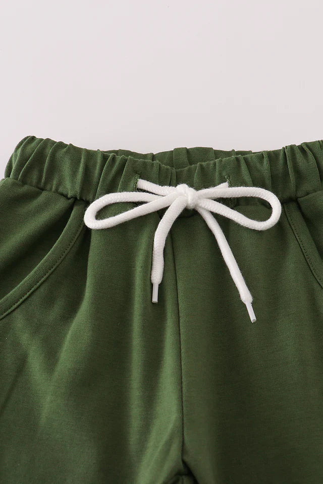 Green Camo Sweatshirt Set