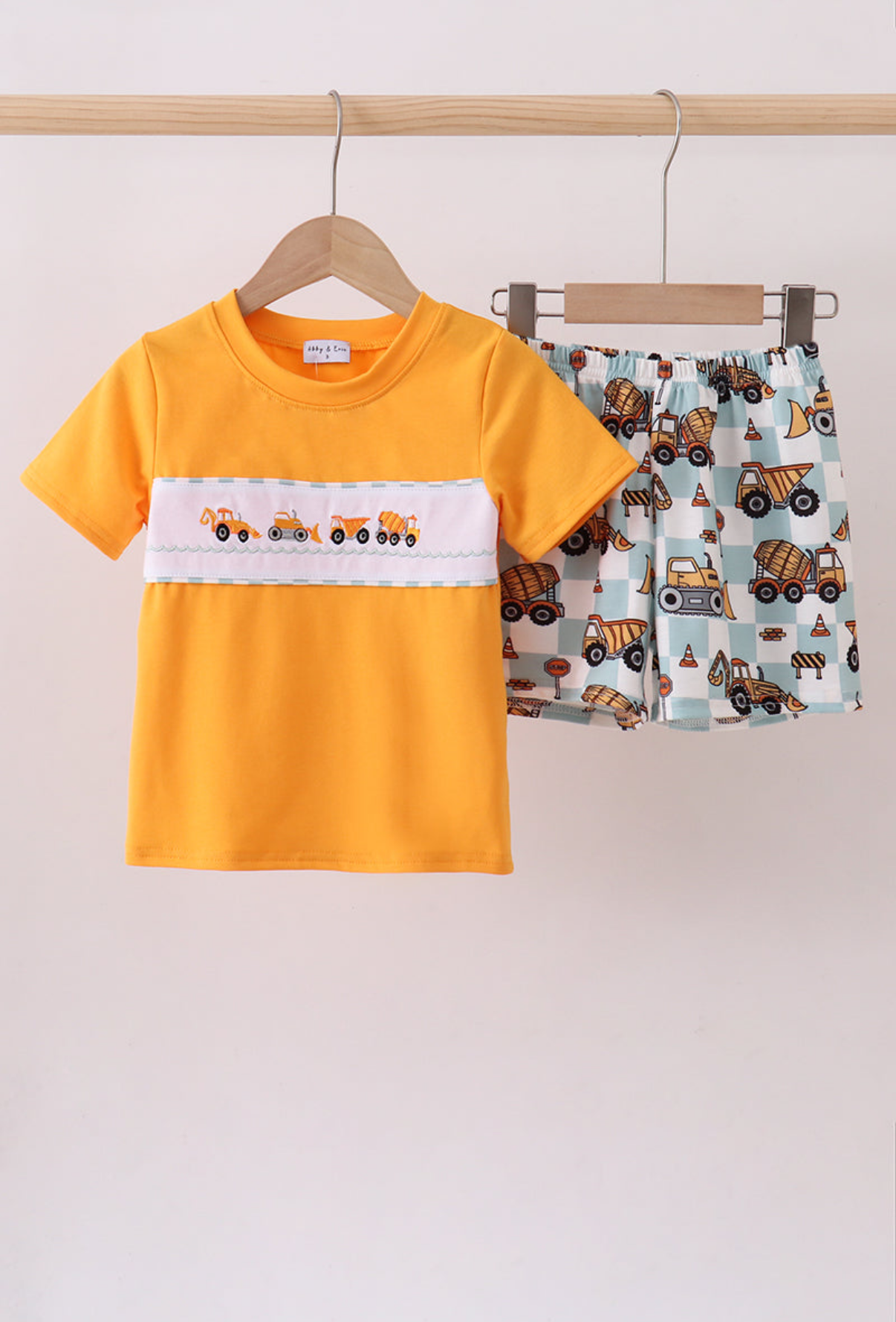 Construction Crew Embroidered Set