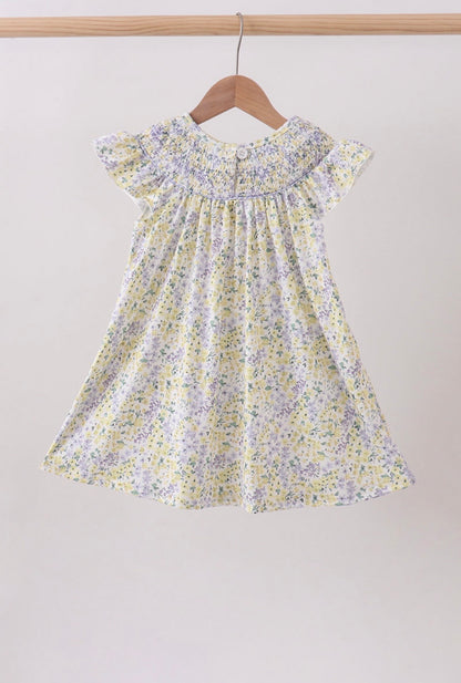 Good as Gold Smocked Dress