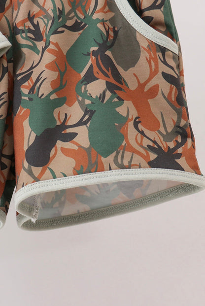 Antler Embroidered Set