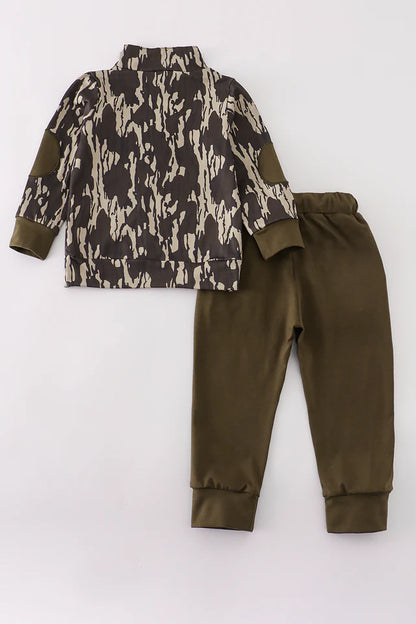 Bottomland Camo Sweatshirt Set