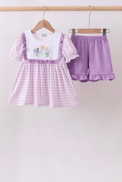 Lovely Lavender Shorts Set