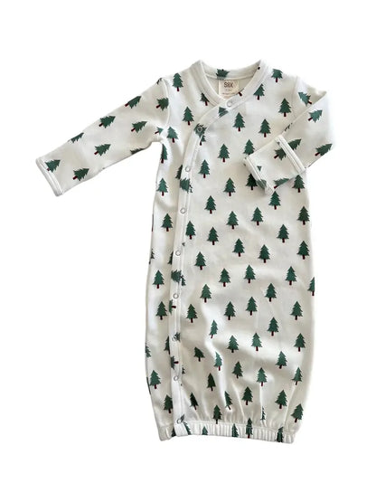Christmas Tree Newborn Gown