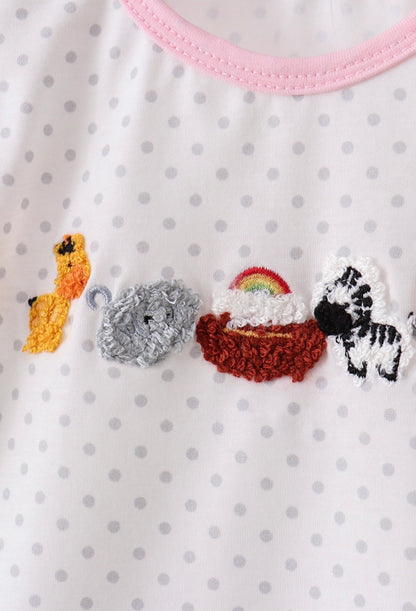 Noah’s Ark French Knot Bloomer Set