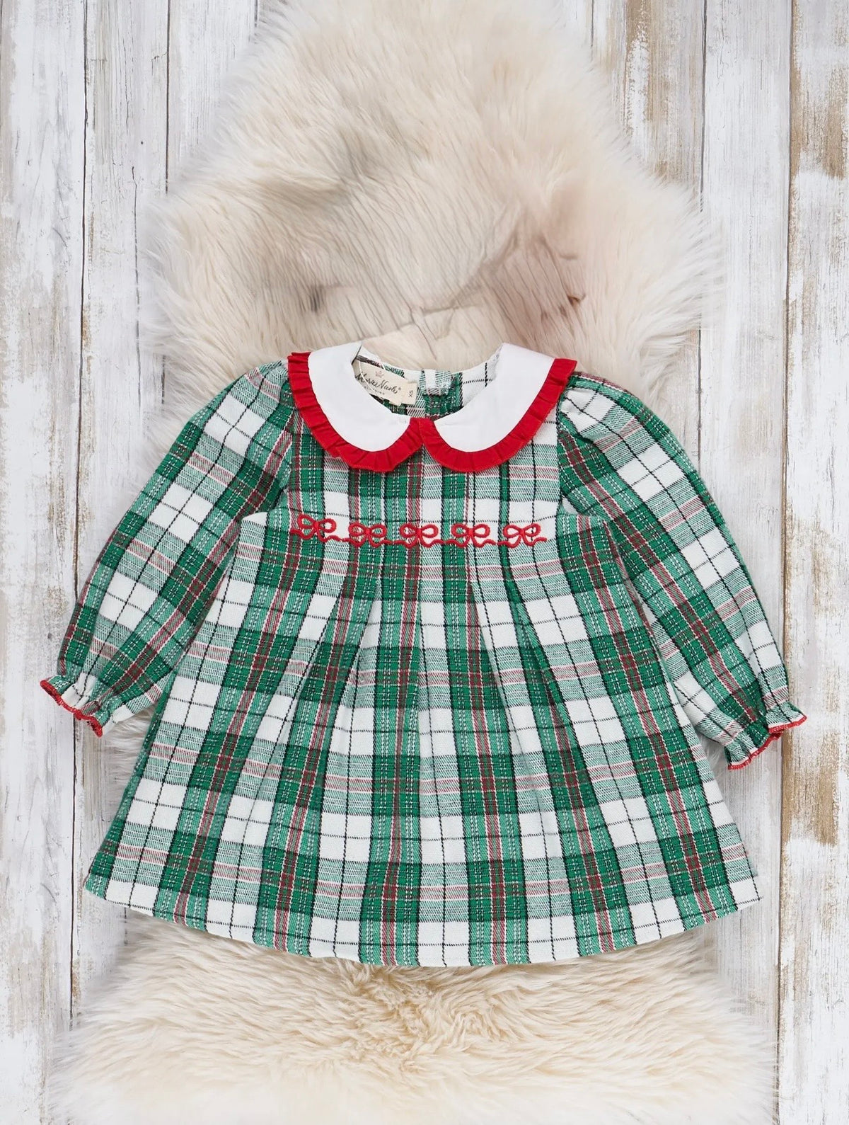 Classic Christmas Plaid Dress