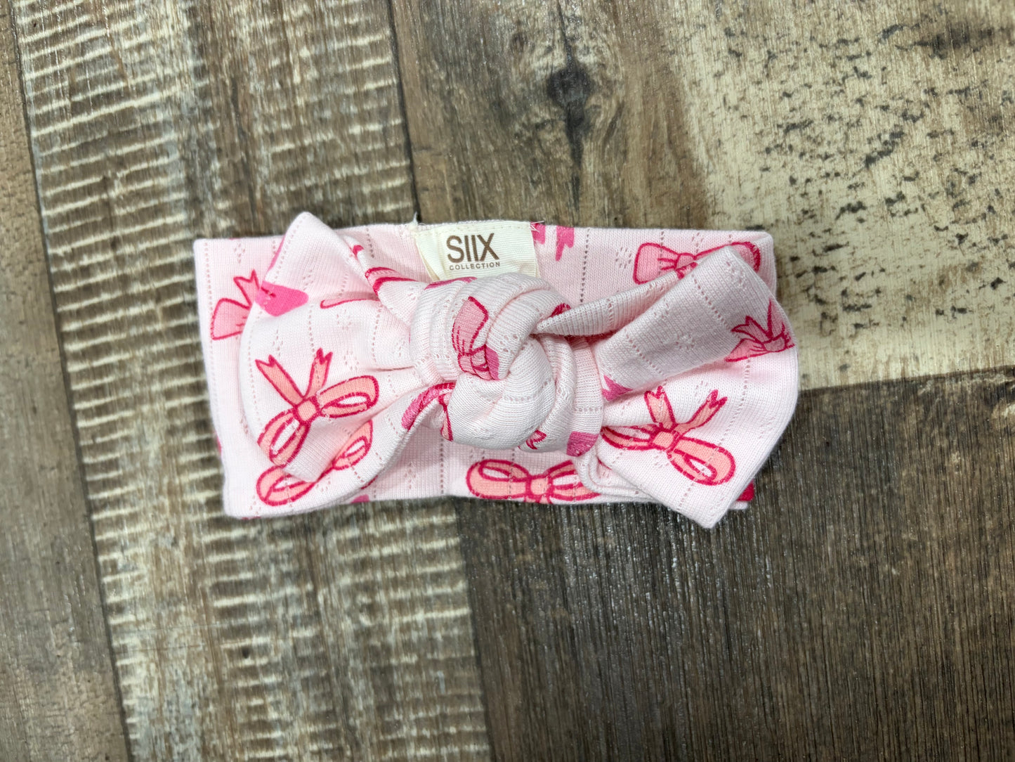Tickled Pink Headband Bow
