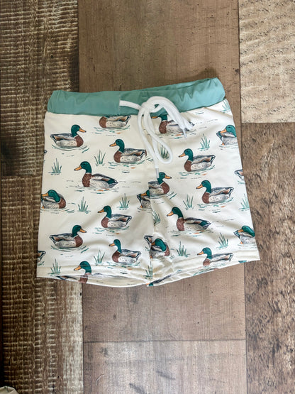 Quack Quack Swim Trunks