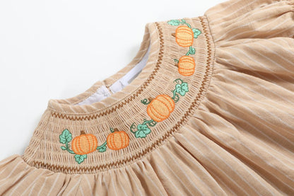 Pumpkin Pinstripes Bloomer Set