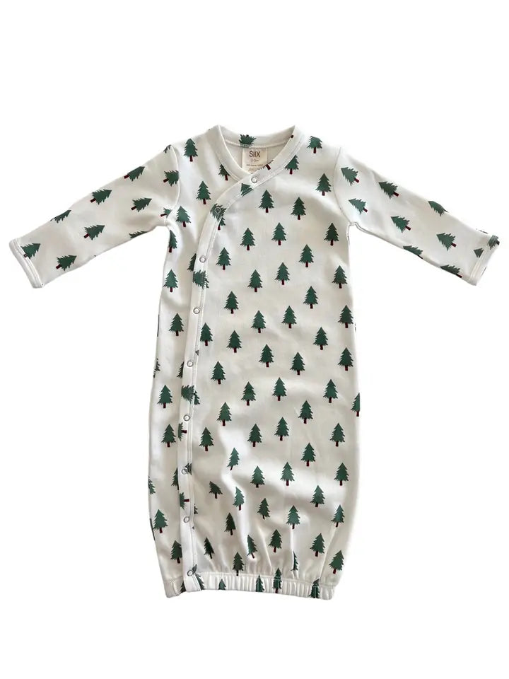 Christmas Tree Newborn Gown