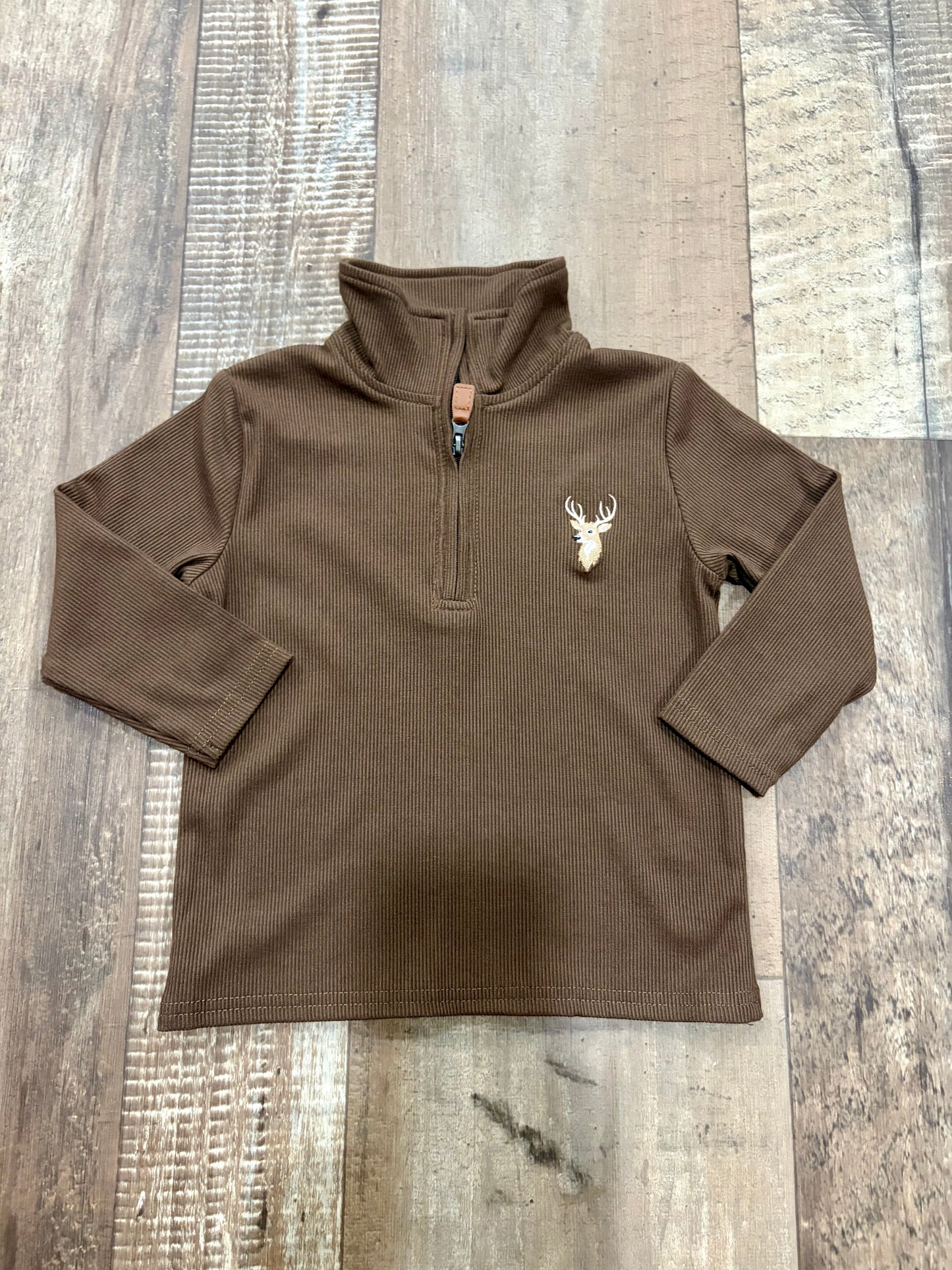 Brown Buck 1/4 Zip Pullover