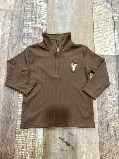 Brown Buck 1/4 Zip Pullover