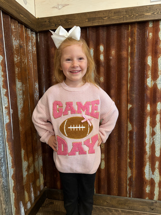 Football Light Pink Sweater