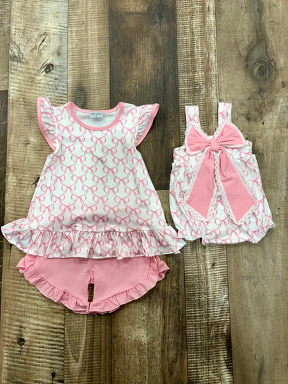 Pretty in Pink Shorts Set