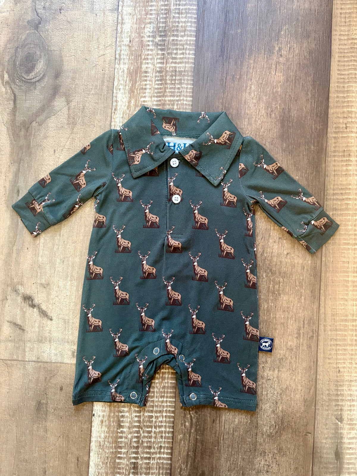 Whitetail Long Sleeve Romper