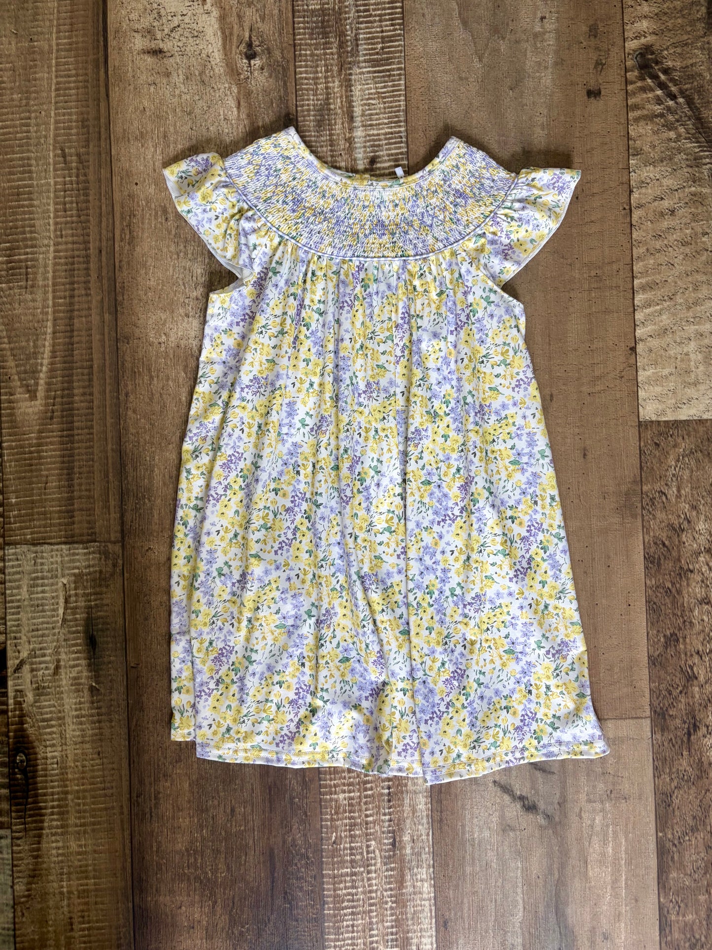 Good as Gold Smocked Dress