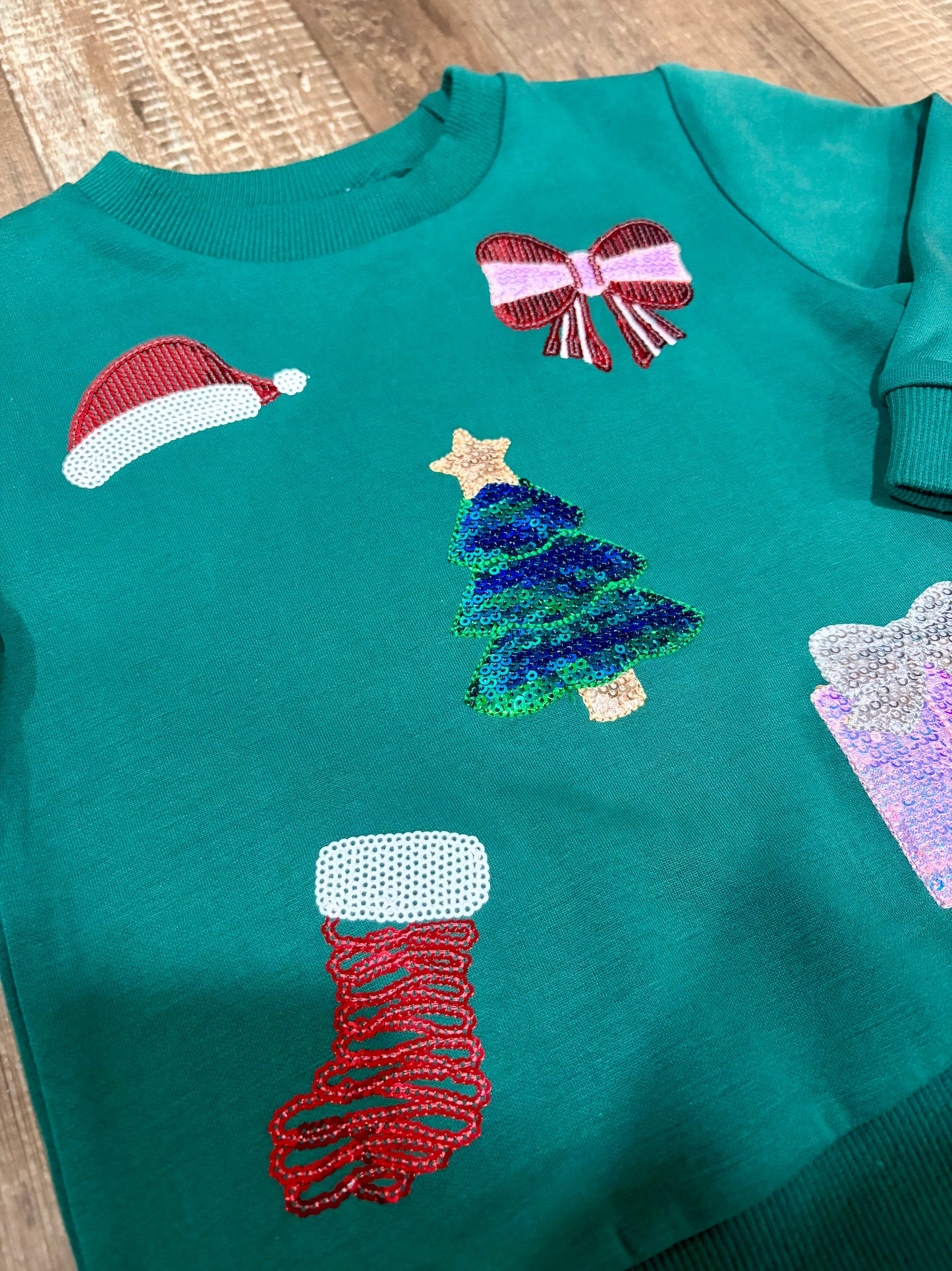 Christmastime Sparkle Sweatshirt