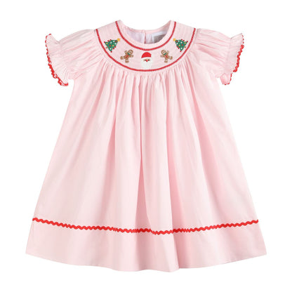 Precious Pink Christmas Dress