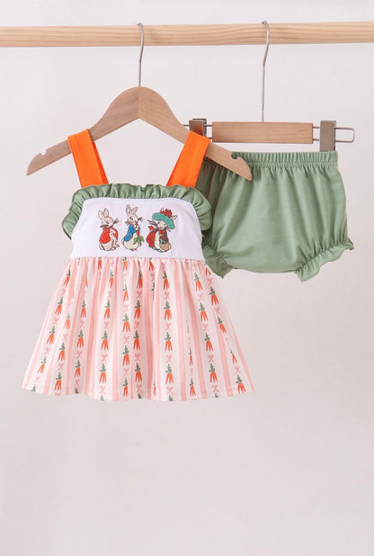 Peter Rabbit Embroidered Bloomer Set