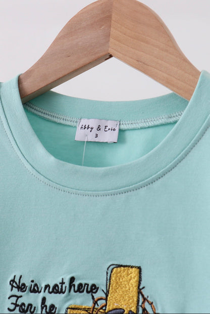 He is Risen Applique T-Shirt