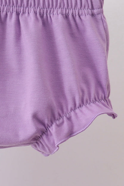 Lovely Lavender Bloomer Set