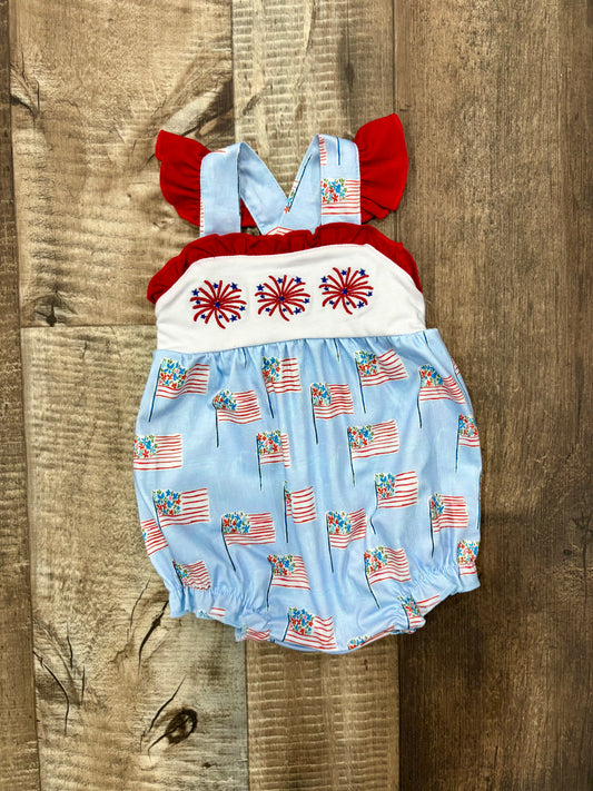 Firecracker Embroidered Bubble